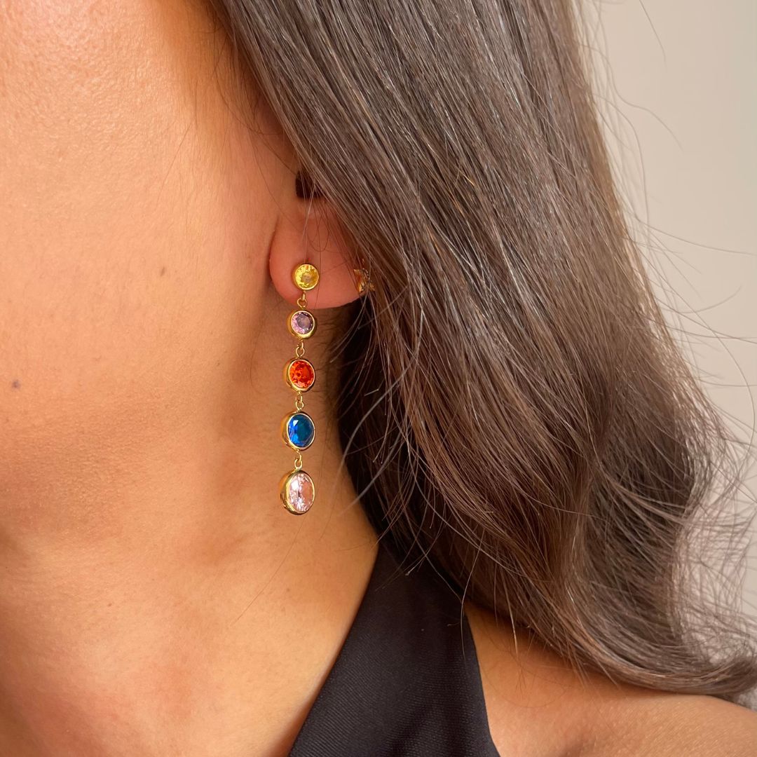 Pendientes Arcoíris