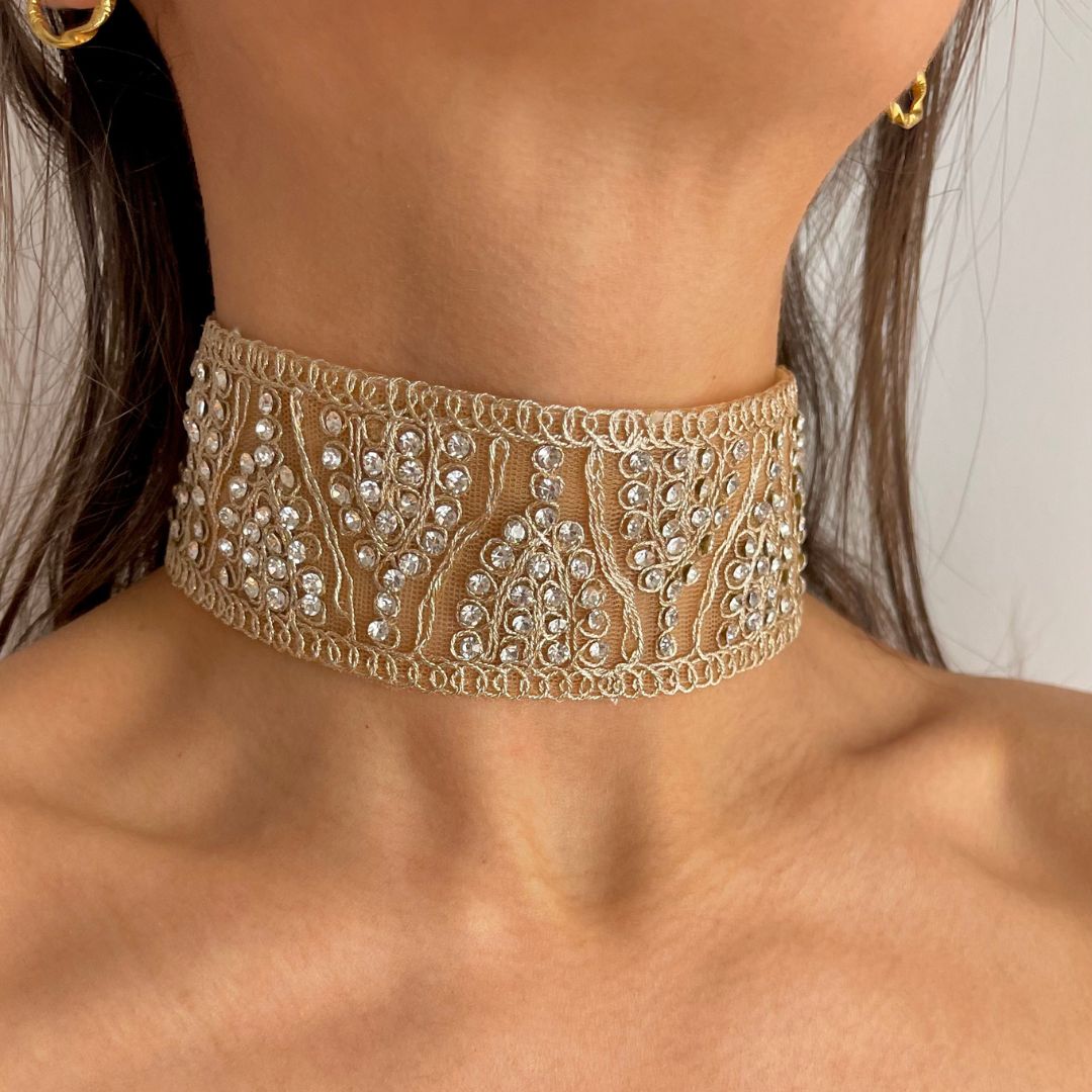 Choker brillante de invitada