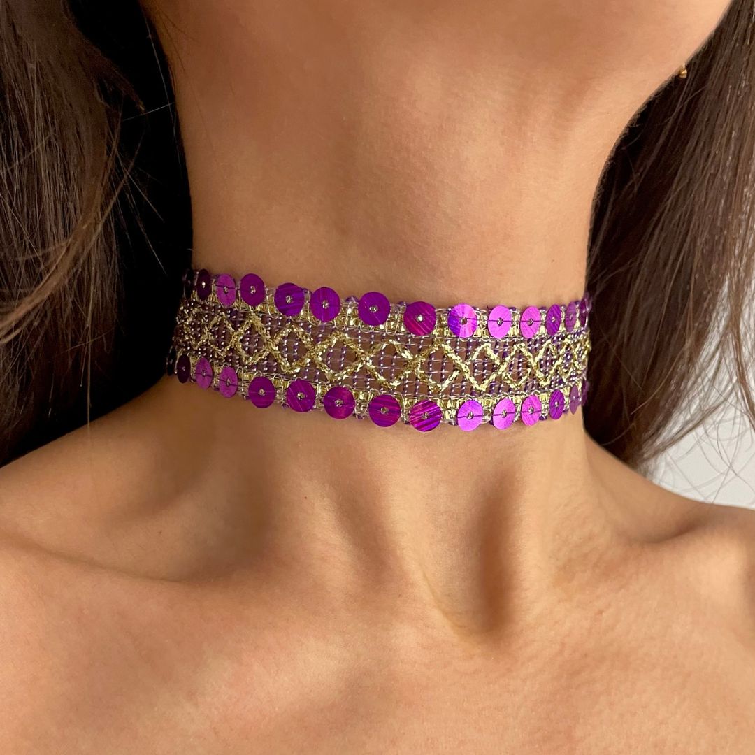 Choker líneas de brillo
