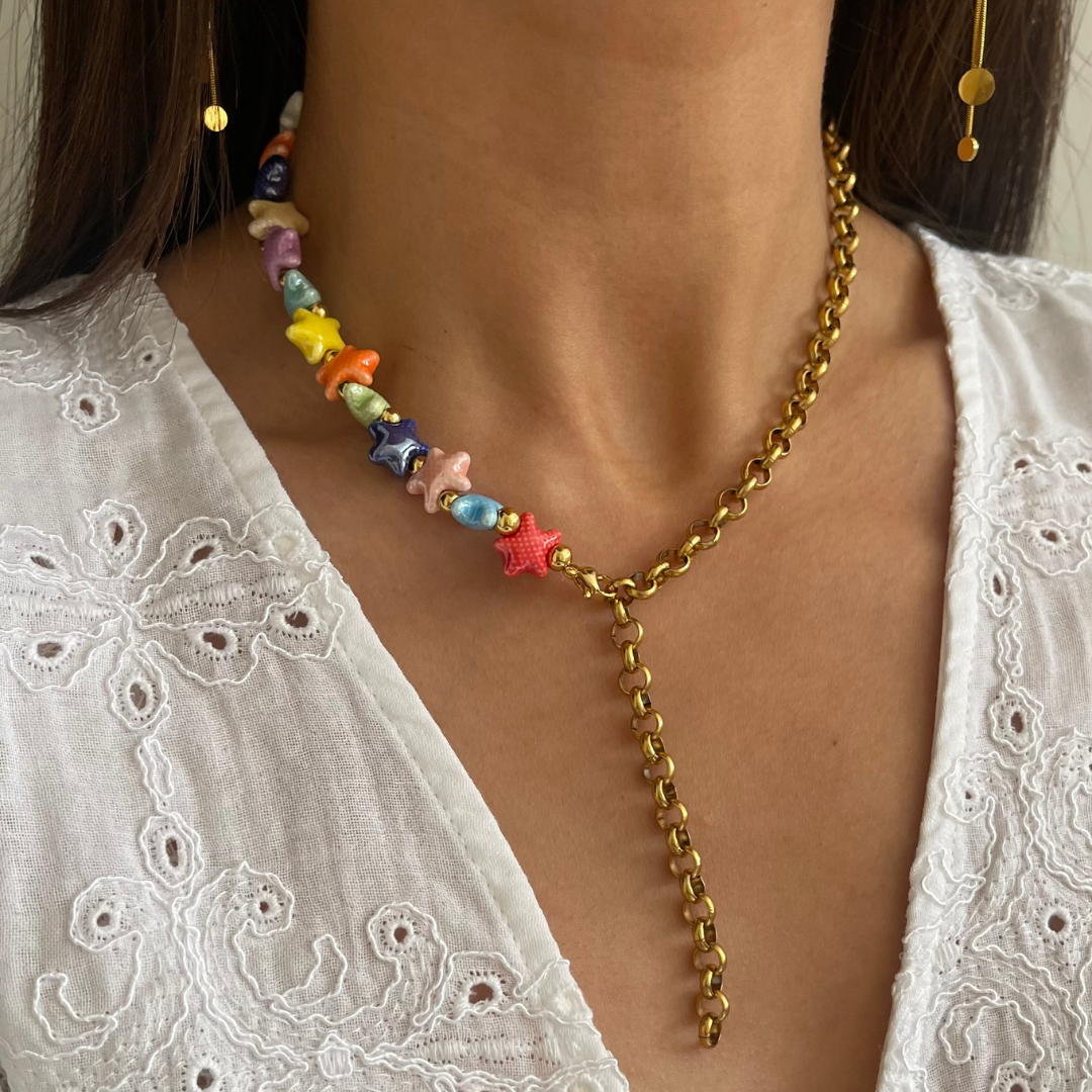 Collar Maldivas estrellas