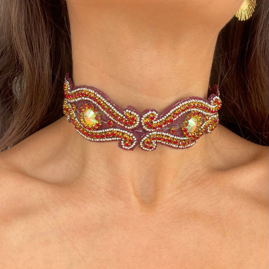 Choker Rubí de Otoño | Edición Limitada