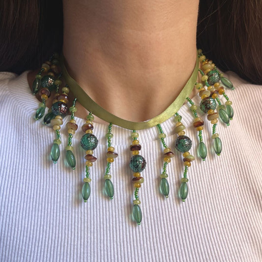 Choker Verde Oliva