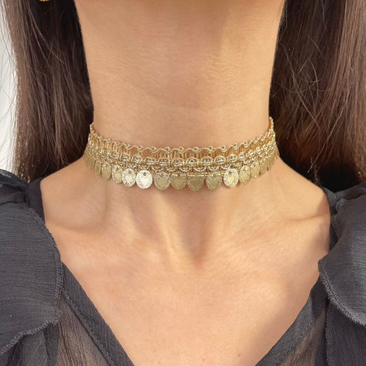 Choker Luz Champán