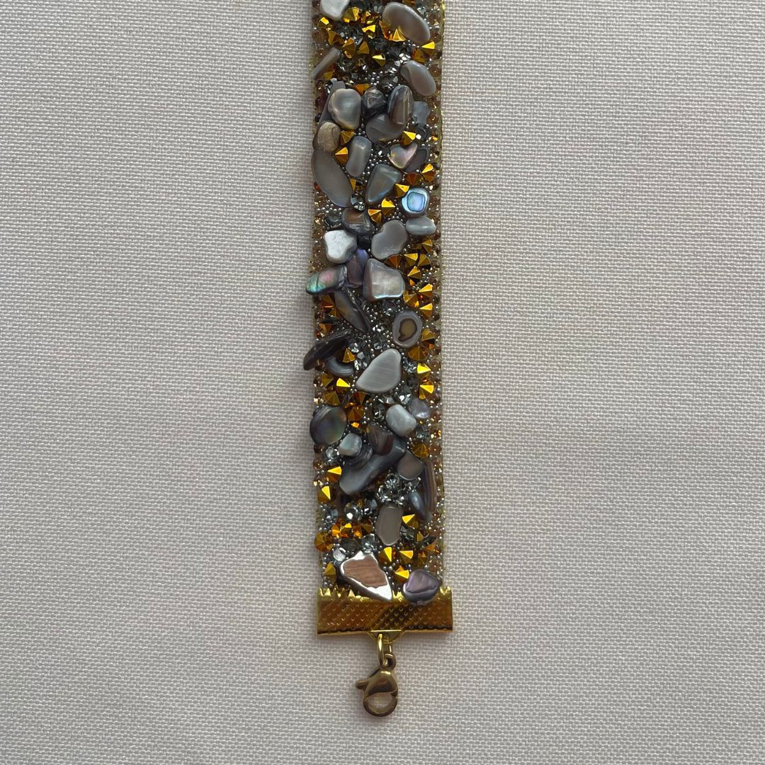 Choker Pedrería Dorada