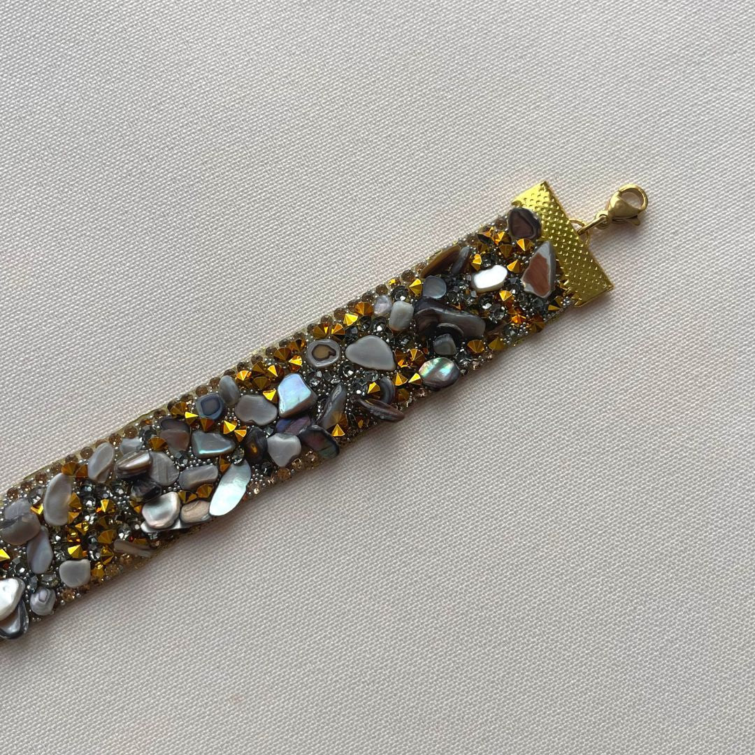 Choker Pedrería Dorada