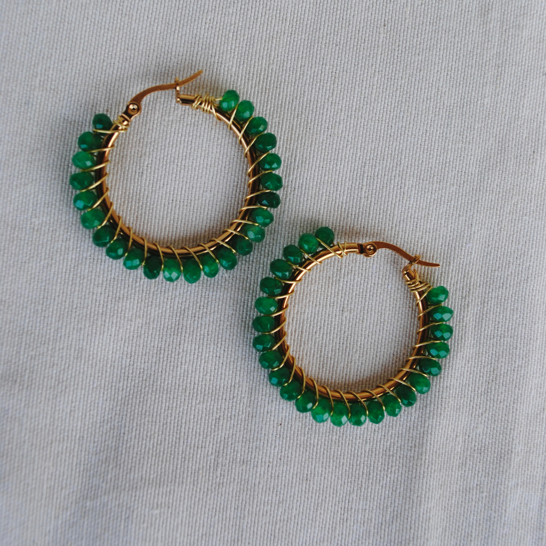 Pendientes Zeus Jade