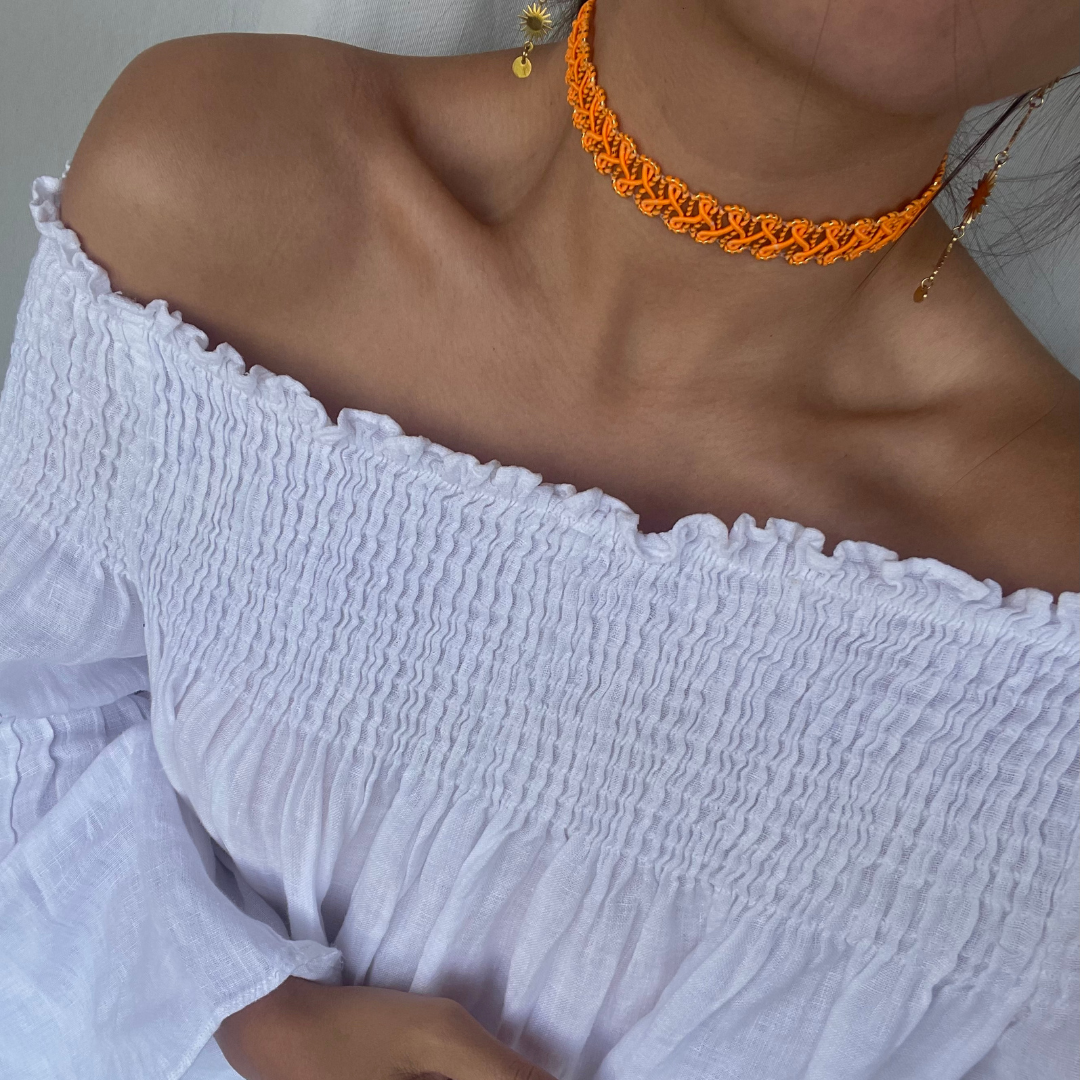 Choker ondulado color